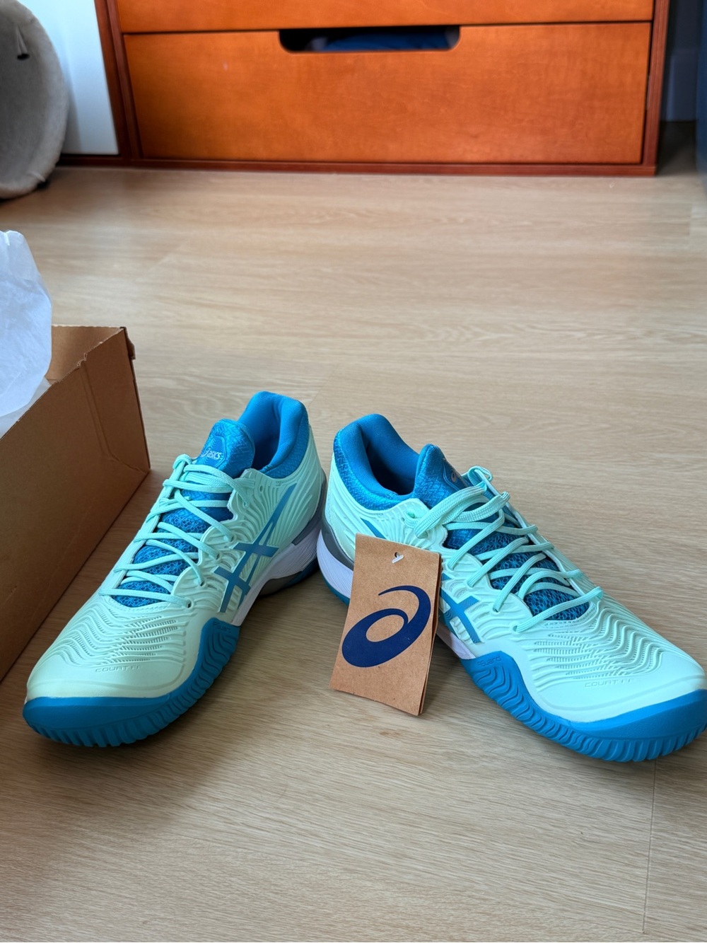 ASICS Women's Court FF Tennis Athletic Shoes - Picture 1 of 4